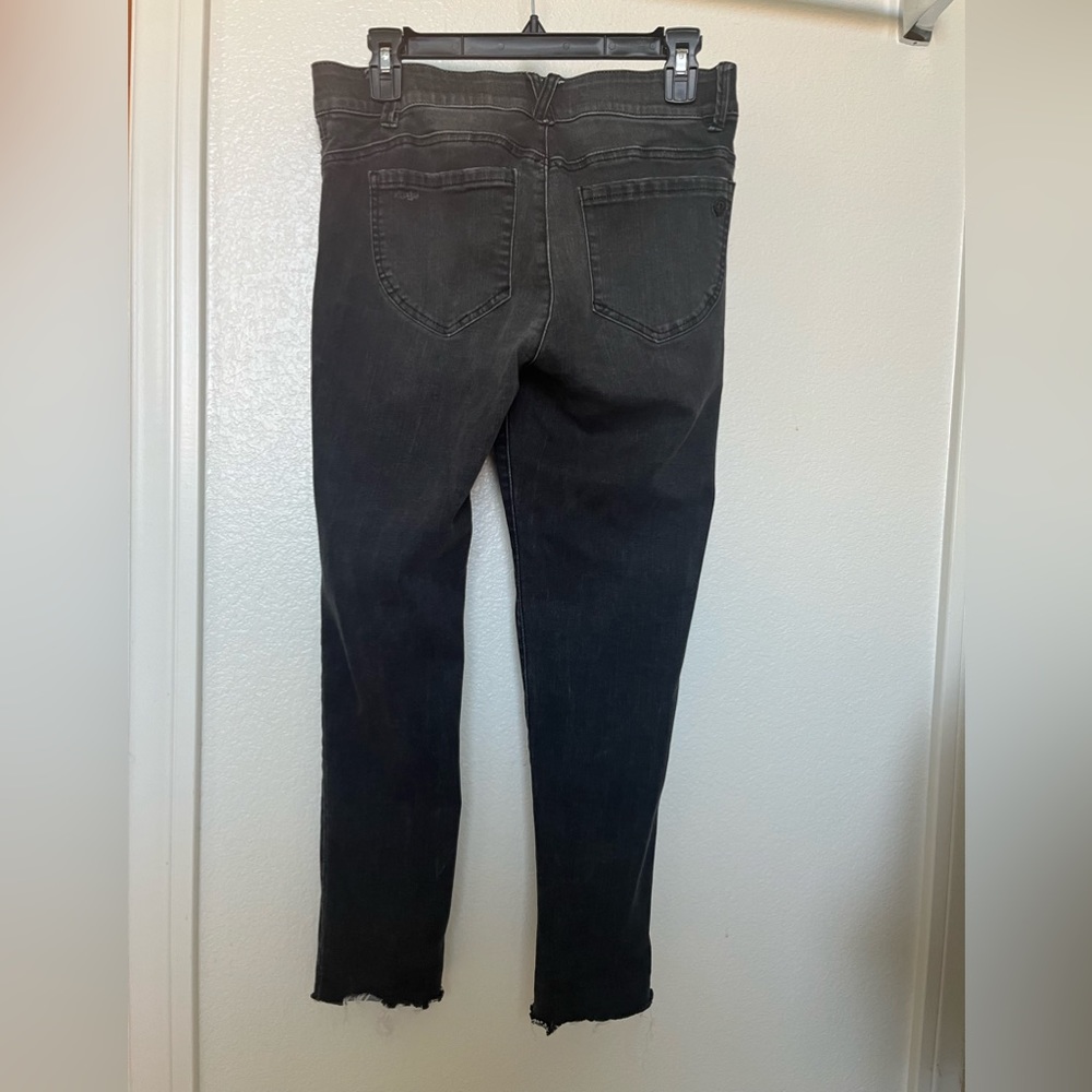 Democracy black faded jeans. Size 6